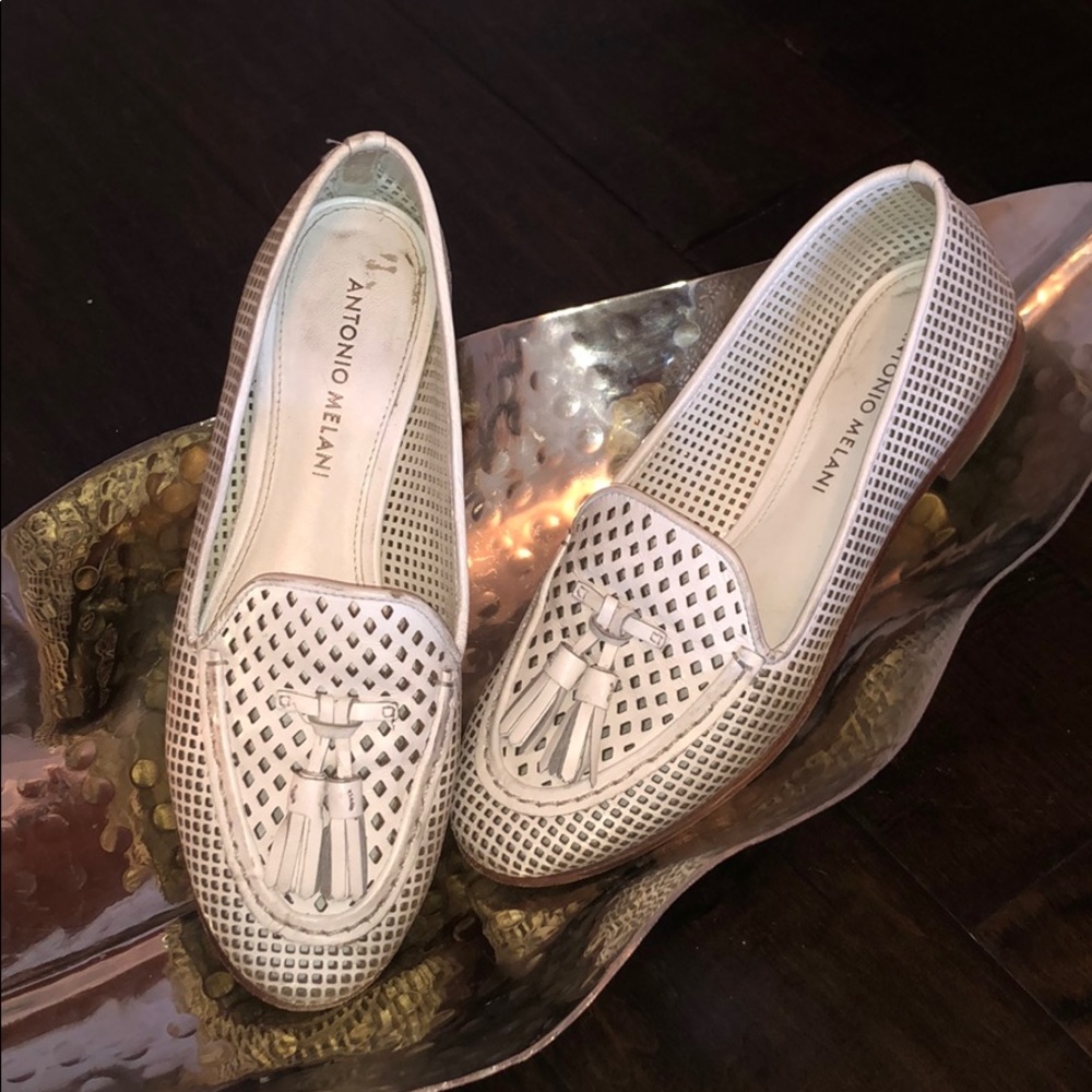 Antonio Melani White loafers